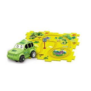 TurboTrail - DIY Educational Track Car Set for Kids