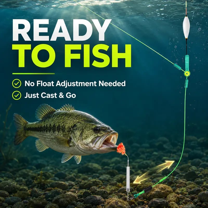 FloatStrike – Anti-Snag Floating Bottom Fishing Rig
