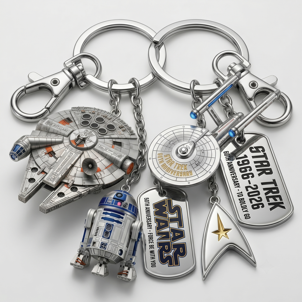 OrbitForce – Detailed 3D Star Trek Metal Keychain