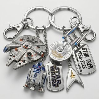 OrbitForce – Detailed 3D Star Trek Metal Keychain