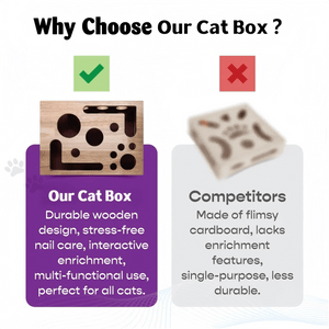 PawSense - Cat Enrichment File Box | The Fun Way To Trim Claws