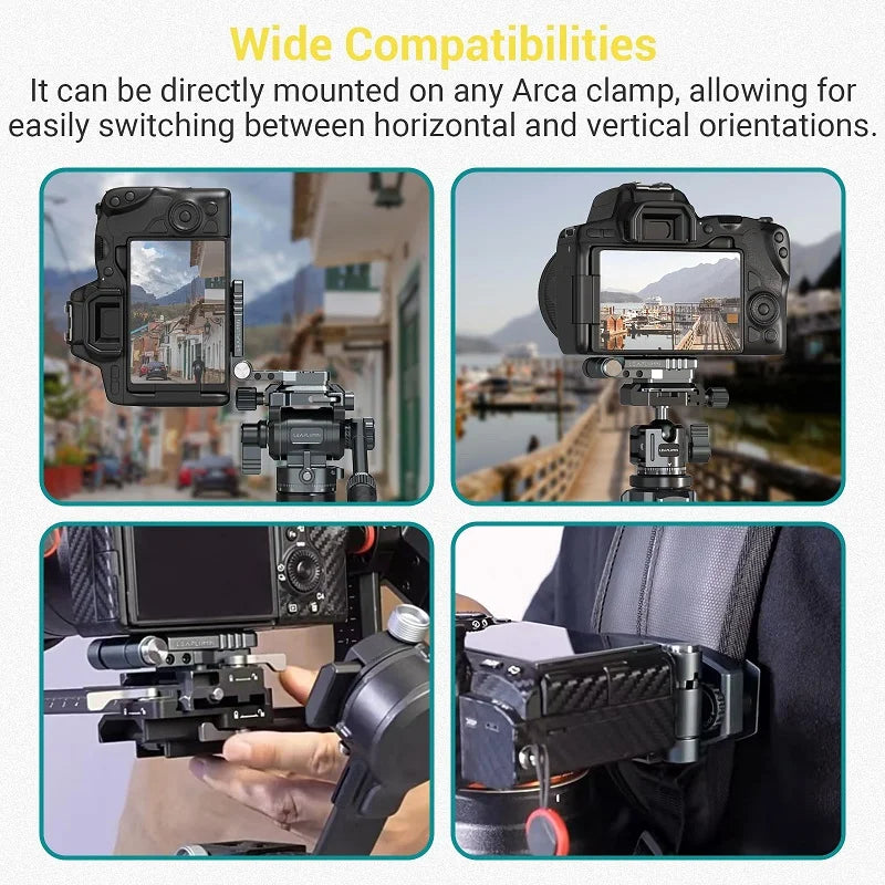 SnapSwitch - Folding L Plate for SLR Tripods