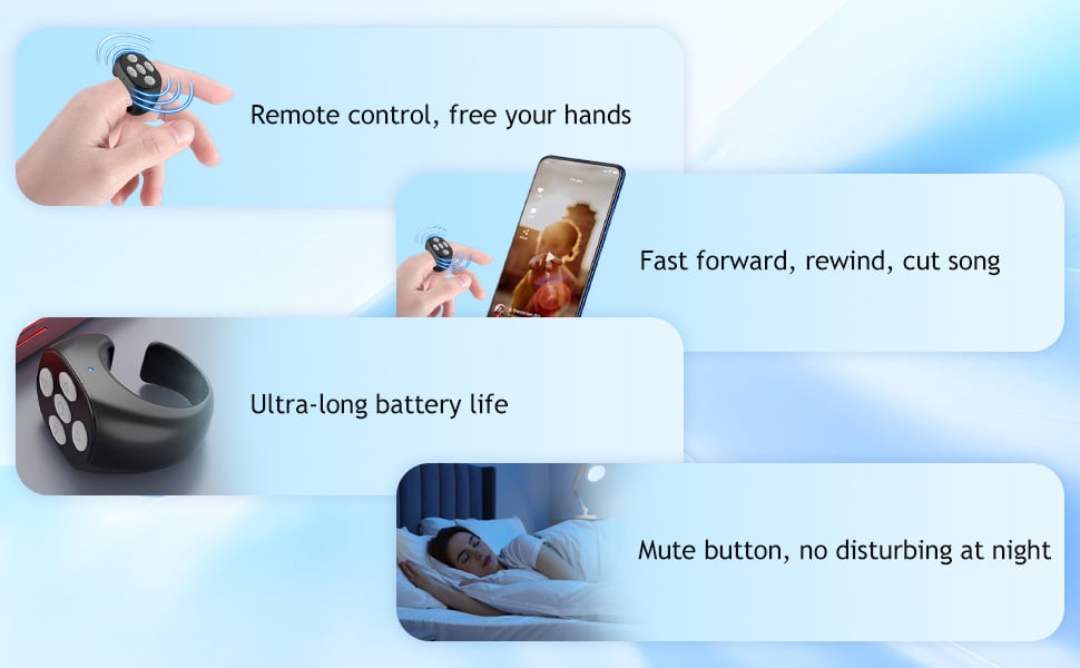 SwipeRing - Smart Fingertip Bluetooth Remote