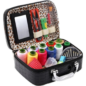 StitchHaven – Portable Sewing Kit in Leather Case