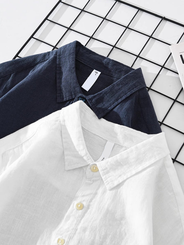 CloudSoft – Relaxed Fit, Cool & Stylish Half-Placket Shirt