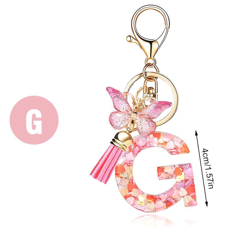 CharmKey – Personalized Initial Letter Keychain