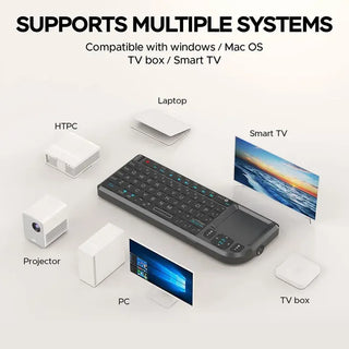 KeyNova – Compact Wireless Backlit Touchpad Keyboard