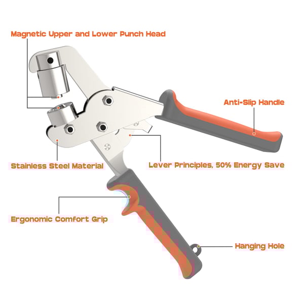 ToughPress – Heavy Duty Professional Grommet Tool
