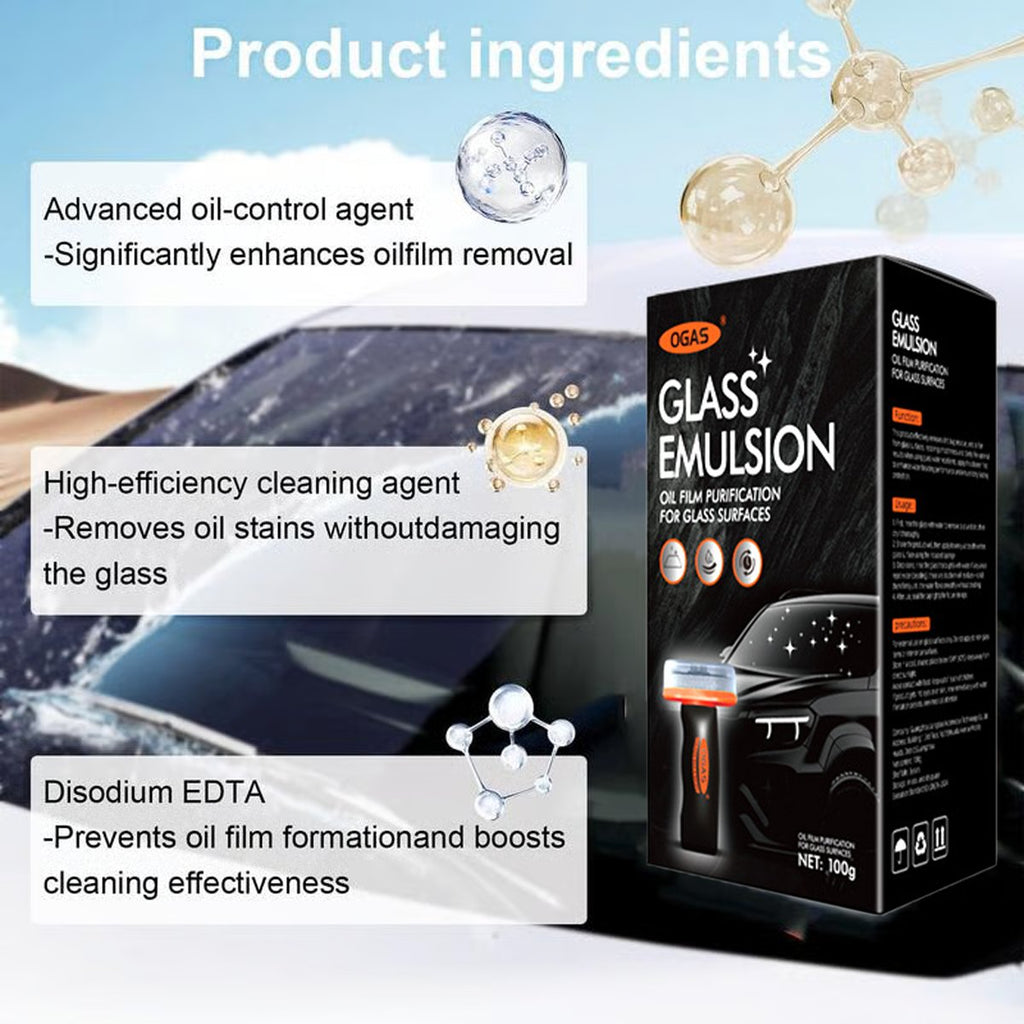 ClearGlide – Multi-Surface Oil Film Cleaning Brush