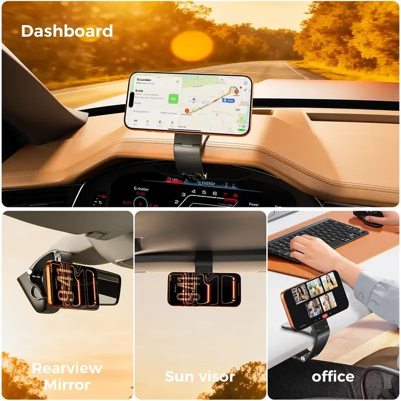 🧲 Magnetic Car Phone Mount for MagSafe – 95° Adjustable Air Vent Cell Phone Holder with Strong Suction Grip, Hands-Free Accessories for iPhone 17/16/15/14/13/12 Series