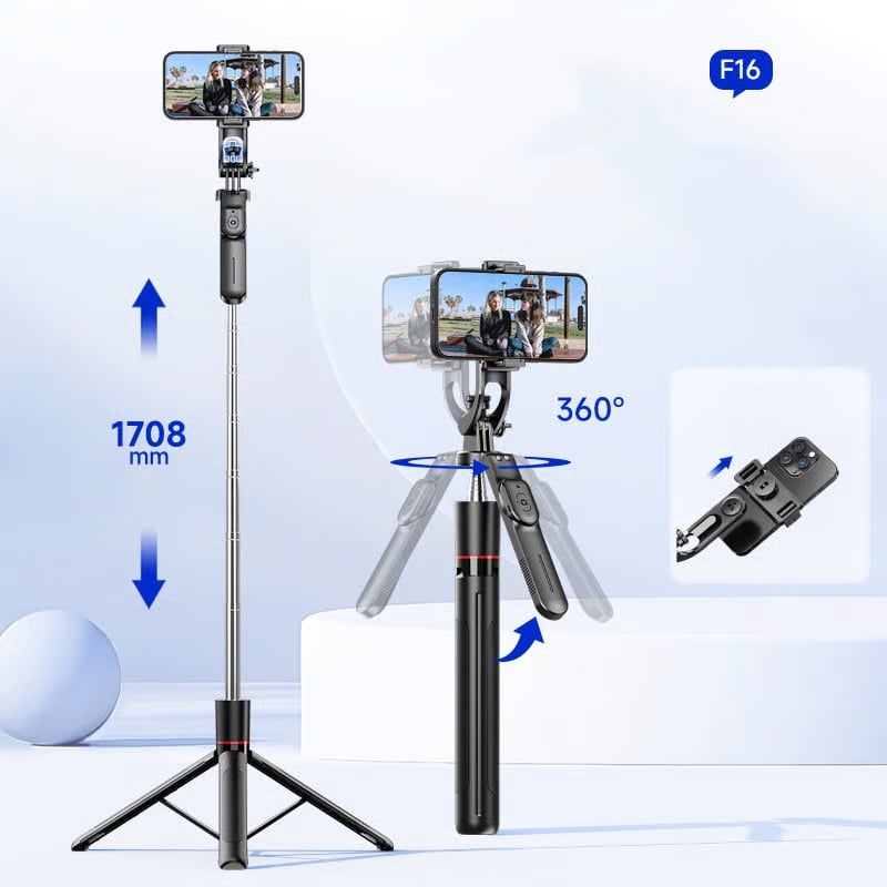 VivaShot - 2-in-1 Tripod & Selfie Stick - Your Travel Photography Companion