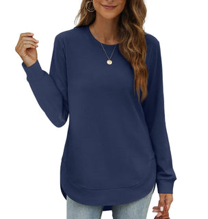 CurveFit – Soft Crewneck Sweatshirt All Day Comfort