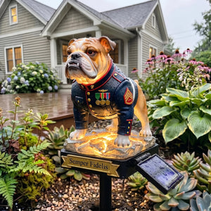 DevilDog – Semper Fidelis Solar Garden Light