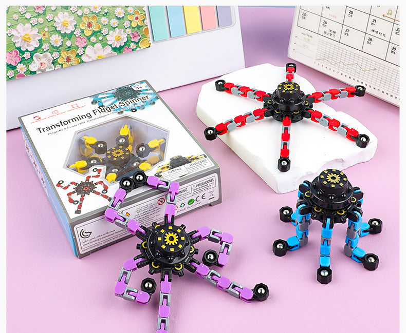 FlexiSpin – Transformable Fidget Toy