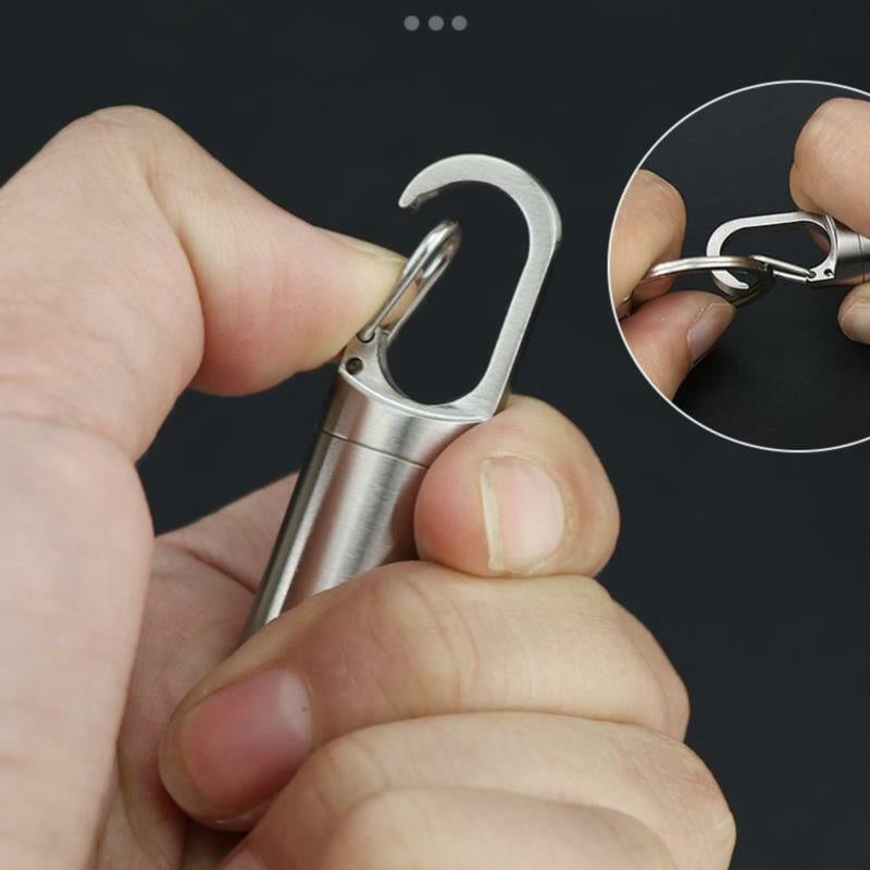 MediVault | Mini Stainless Pill Holder