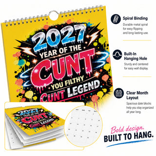 RogueWall – 2027 Bold Graffiti Humor Calendar