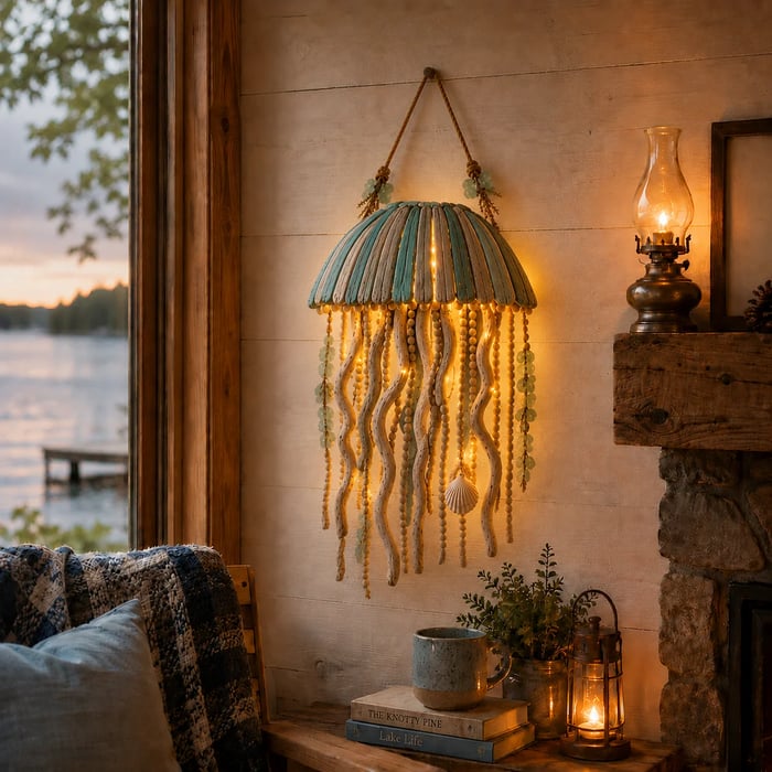 CoastalGlow – Lighted Coastal Fish Wall Decor
