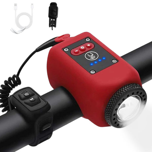 CycleBeep - Rechargeable LED Bike Horn & Light