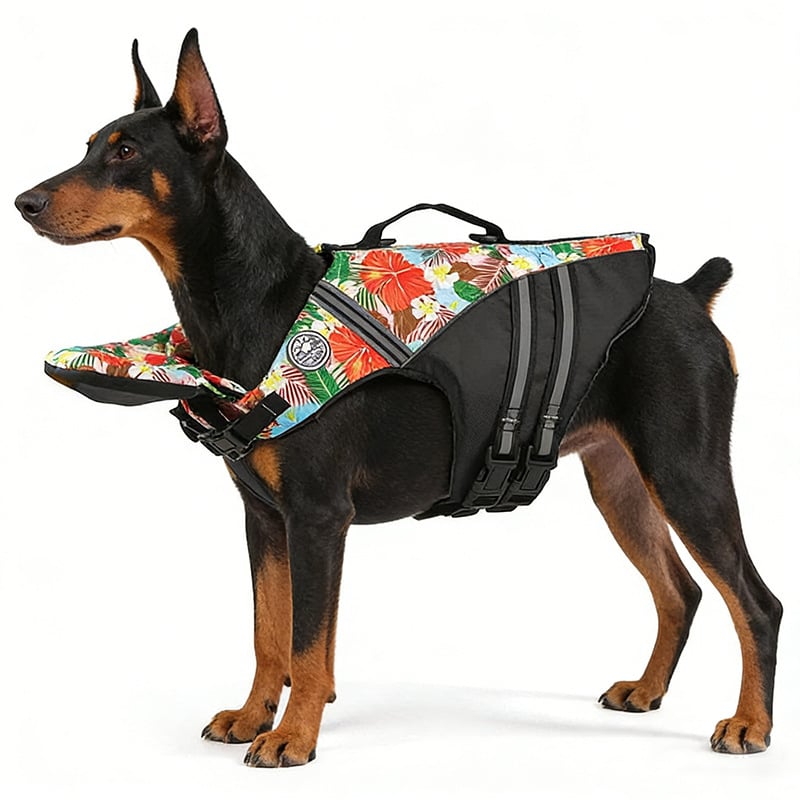 🐾Dog Life Jacket - High Buoyancy Foam, Adjustable Fit