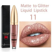 GlamAura – Diamond Matte Shimmer Lipstick