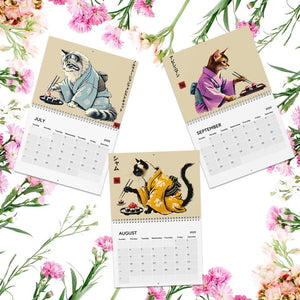 2025 'Cats in Kimonos Eating Sushi' Calendar