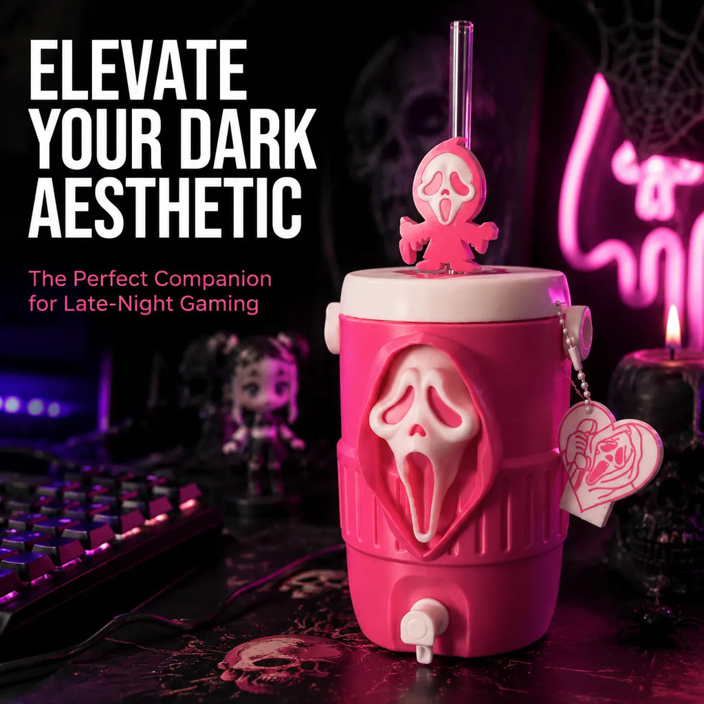 SpookyChill – Horror Themed Insulated Can Tumbler
