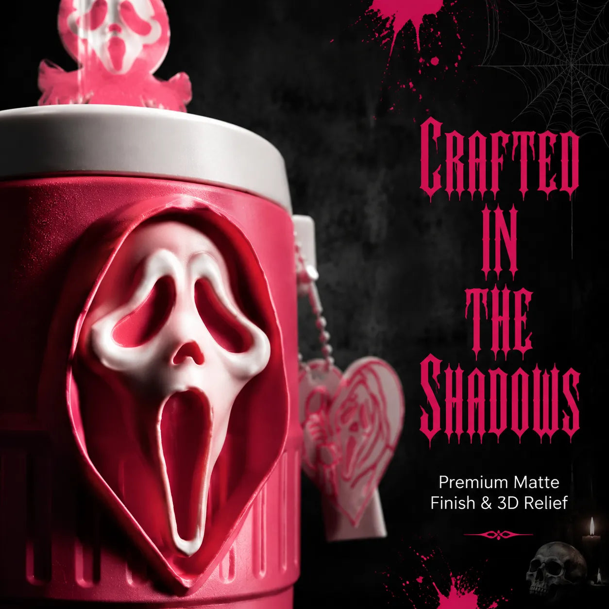 SpookyChill – Horror Themed Insulated Can Tumbler