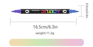 ColorCraft - Dual Tip Acrylic Marker for Precision Art