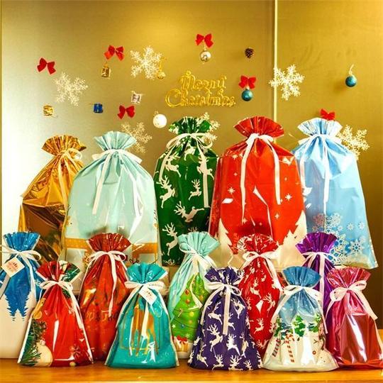 MerryEase – Biodegradable Christmas Drawstring Gift Bags