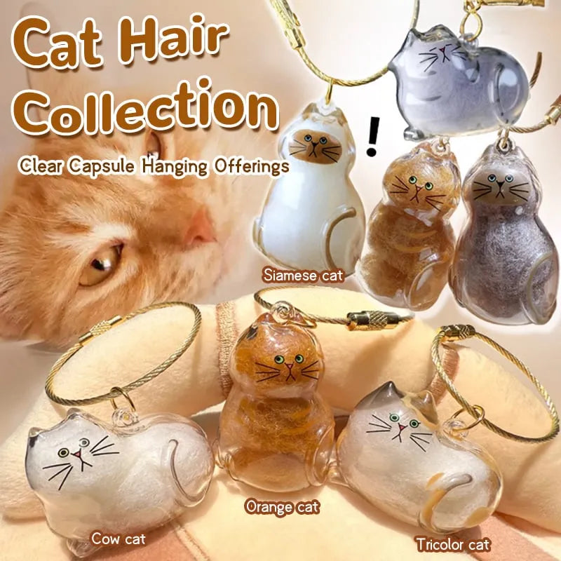 MemoryPaw – Pet Hair Memorial Capsule Keychain