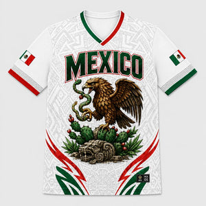Mexico Aztec Heritage Performance Jersey – Premium Eagle & Calendar Fan Shirt