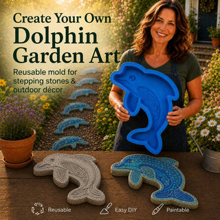 OceanCore – Reusable Coastal Garden Stepping Stone Mold