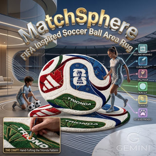 MatchSphere – FIFA Inspired Soccer Ball Area Rug