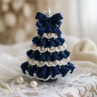 🎄 DIY Häkel-Weihnachtsbaum-Set – ✨ Handgemachtes Weihnachtsdekorations-Set