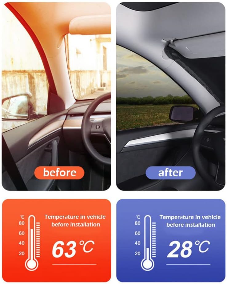 Titanium silver thickened Car Windshield Sun Shade