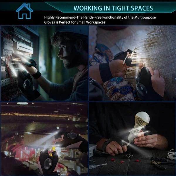 GlowHand – Hands Free LED Work Gloves