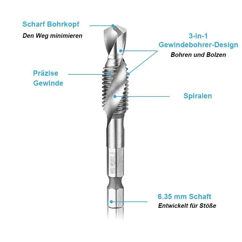 PrecisionBolt - Complete Tap & Die Set
