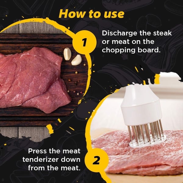 SteakSharp – Stainless Steel Needle Meat Tenderizer