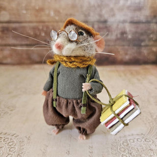 WhiskerWool - Needle Felted Mouse