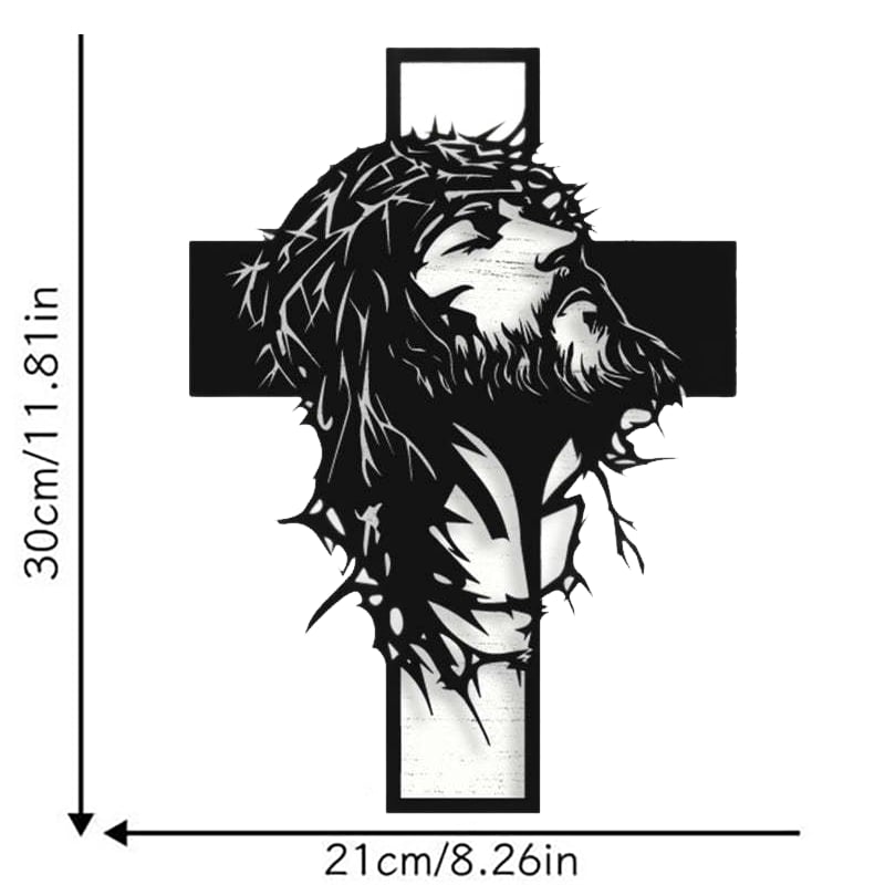 SoulLight - Wall Cross Décor – Strength & Encouragement
