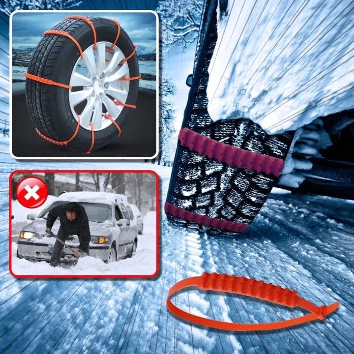 SnowLock – Reusable PE Tire Chains