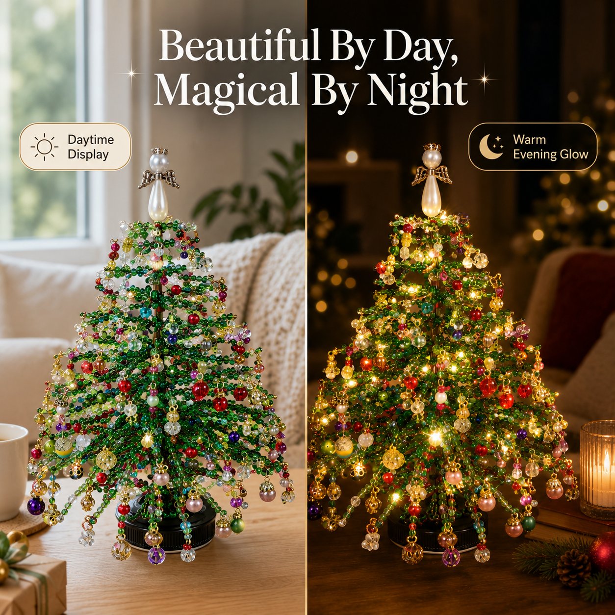 SparkleCraft – Premium DIY Beaded Christmas Tree Kit