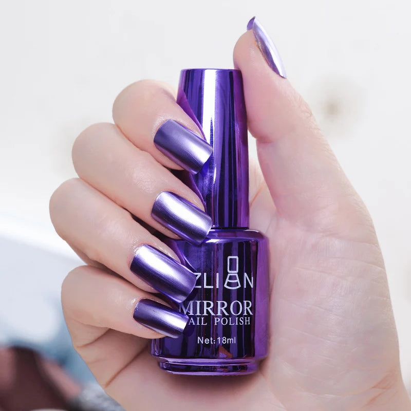 MirrorGlow Metallic Nail Polish marnetic
