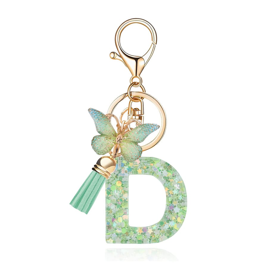 CharmKey – Personalized Initial Letter Keychain