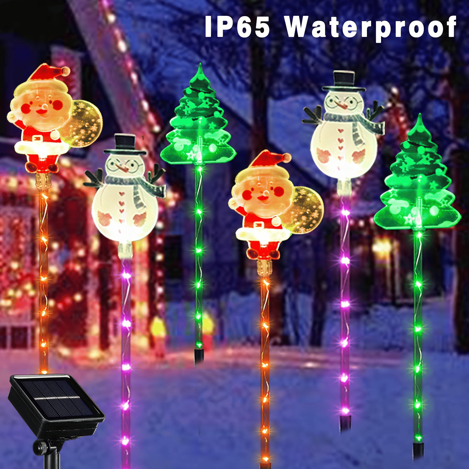 TwinkleMotion – 6-Pack Moving Christmas Lights