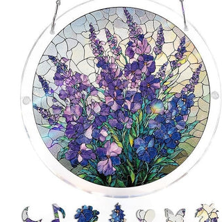 EmeraldFlame –  Acrylic 80 Pcs Suncatcher Puzzle