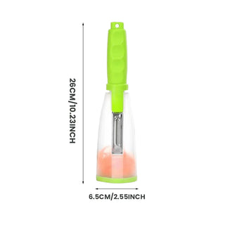 PeelMaster – Multifunctional Peeler with Storage Box