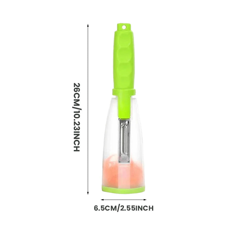 PeelMaster – Multifunctional Peeler with Storage Box
