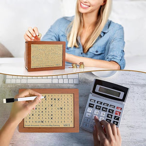 VaultCraft - Premium Wooden Savings Box