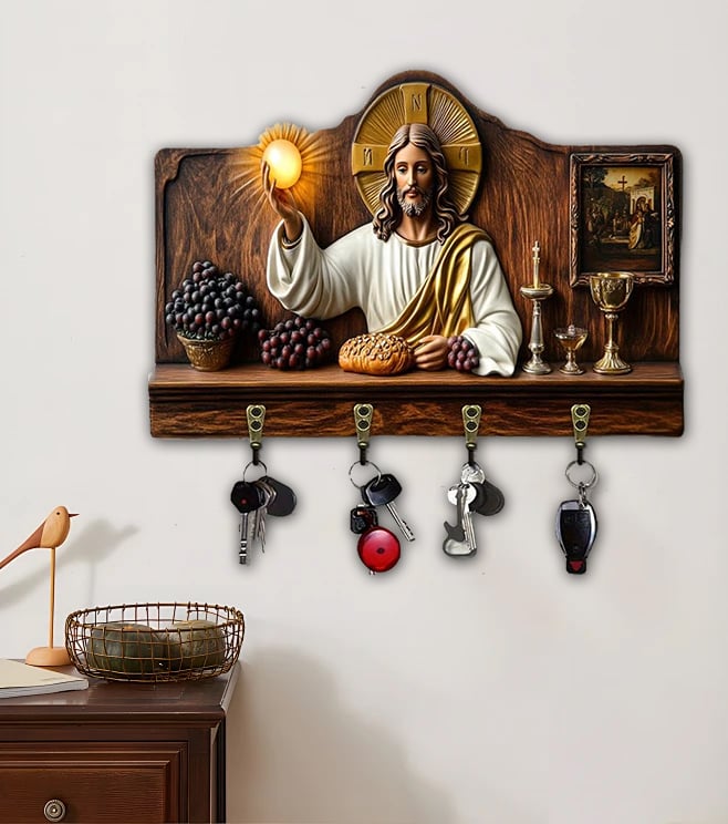 Cross & Cradle - Nativity-Themed Christian Wall Decor